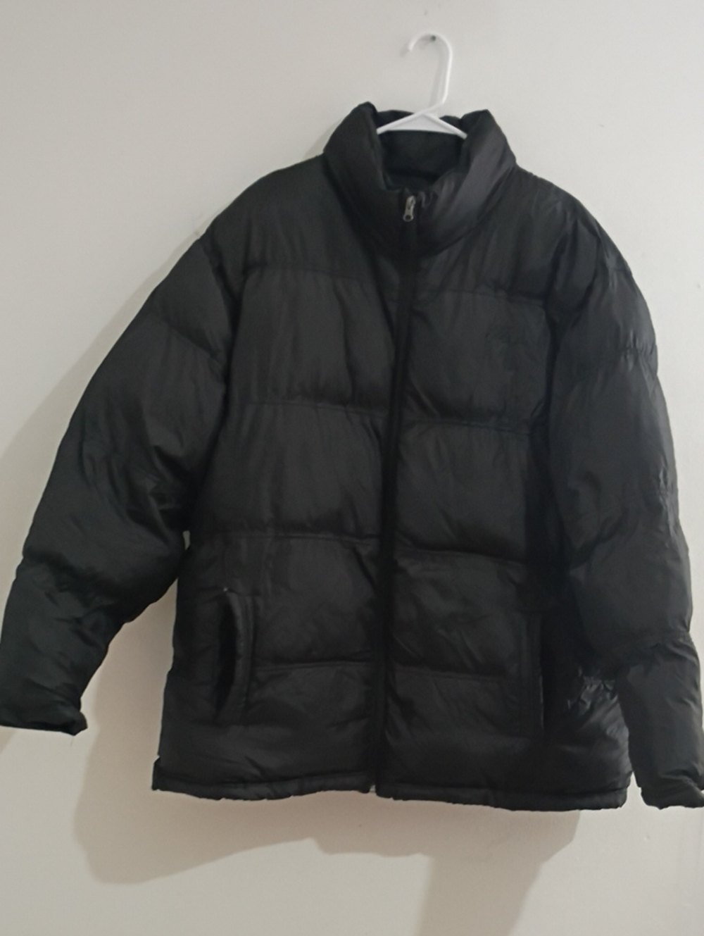 South Pole Black Quilted Men's Puffer Jacket
